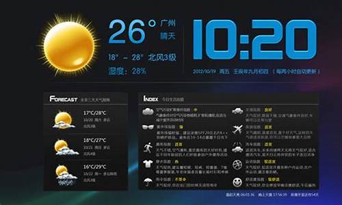 电脑桌面显示天气日期的软件_日历和天气预