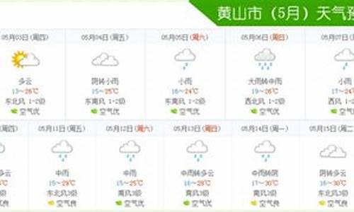 黄山40天天气预报查询表_黄山40天天气