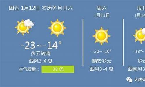 大庆天气预报查询15天准确一周_大庆天气预报15天30天