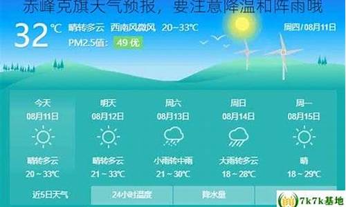 内蒙古赤峰市克旗天气_赤峰克旗天气预报查询